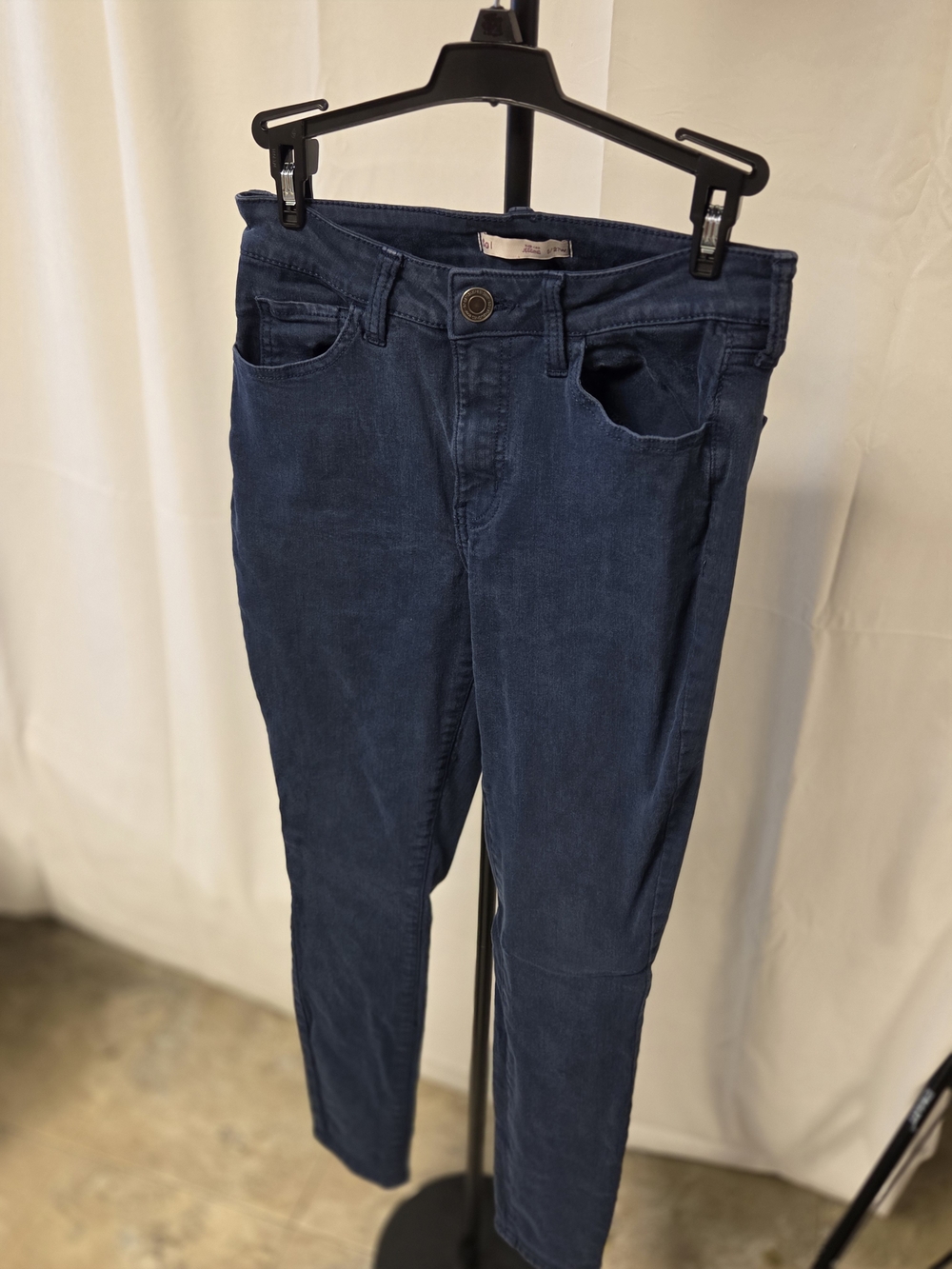 SO Navy Skinny Jeans - Dark Blue Stretch